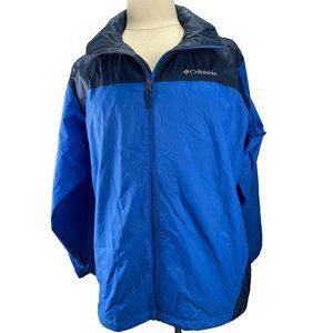 Columbia Blue Color block Windbreaker, Size Men’s Large